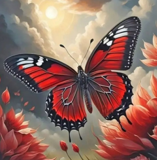 Diamond Painting Schmetterling